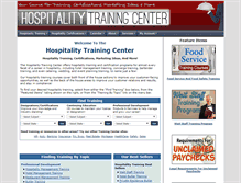 Tablet Screenshot of hospitality-training-center.com
